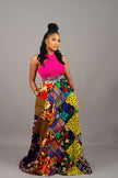 ABI PATCHWORK MAXI SKIRT - AmazinApparels