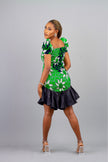 African Print Temi Smoky Dress - AmazinApparels