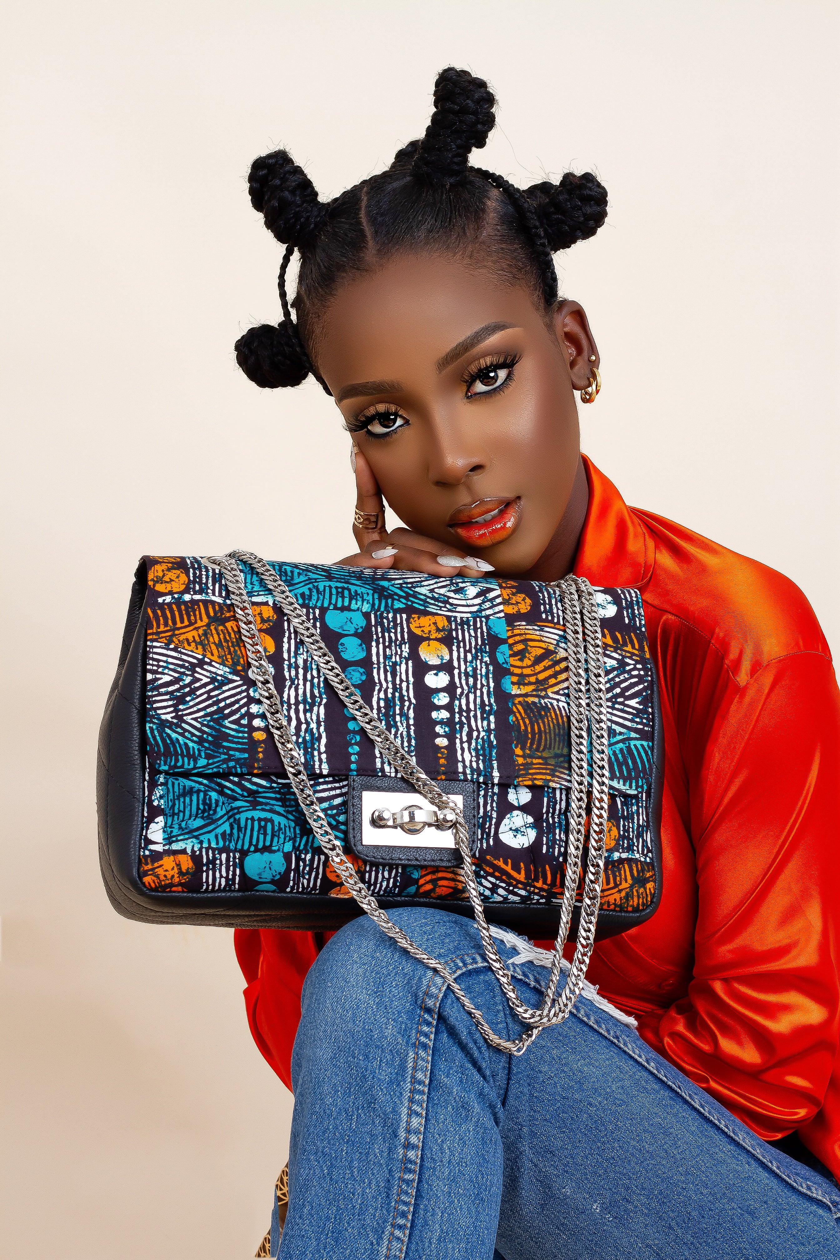 BOLU AFRICAN PRINT MIDI BAG - AmazinApparels