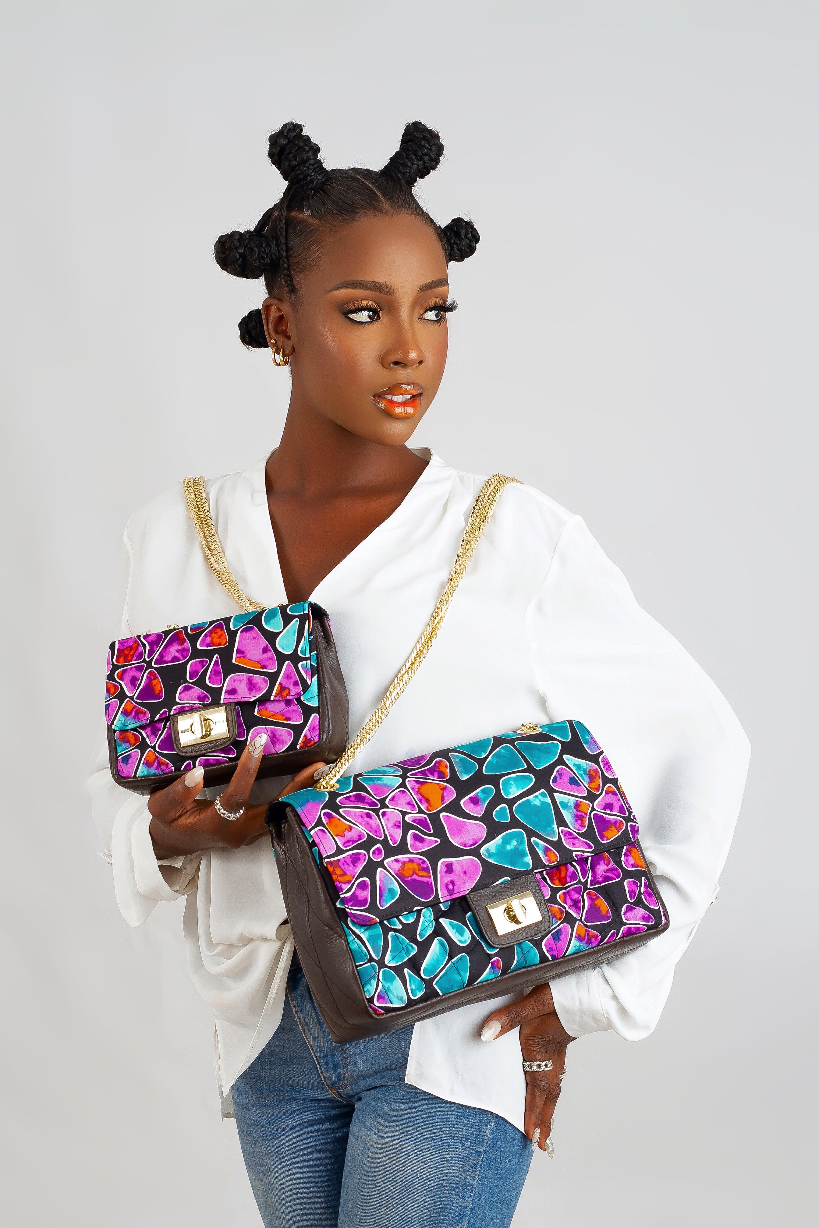 BOLU AFRICAN PRINT MIDI BAG - AmazinApparels