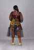 DAMI PATCH-WORK AFRICAN PRINT DRESS - AmazinApparels