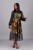 DAMI PATCH-WORK AFRICAN PRINT DRESS - AmazinApparels