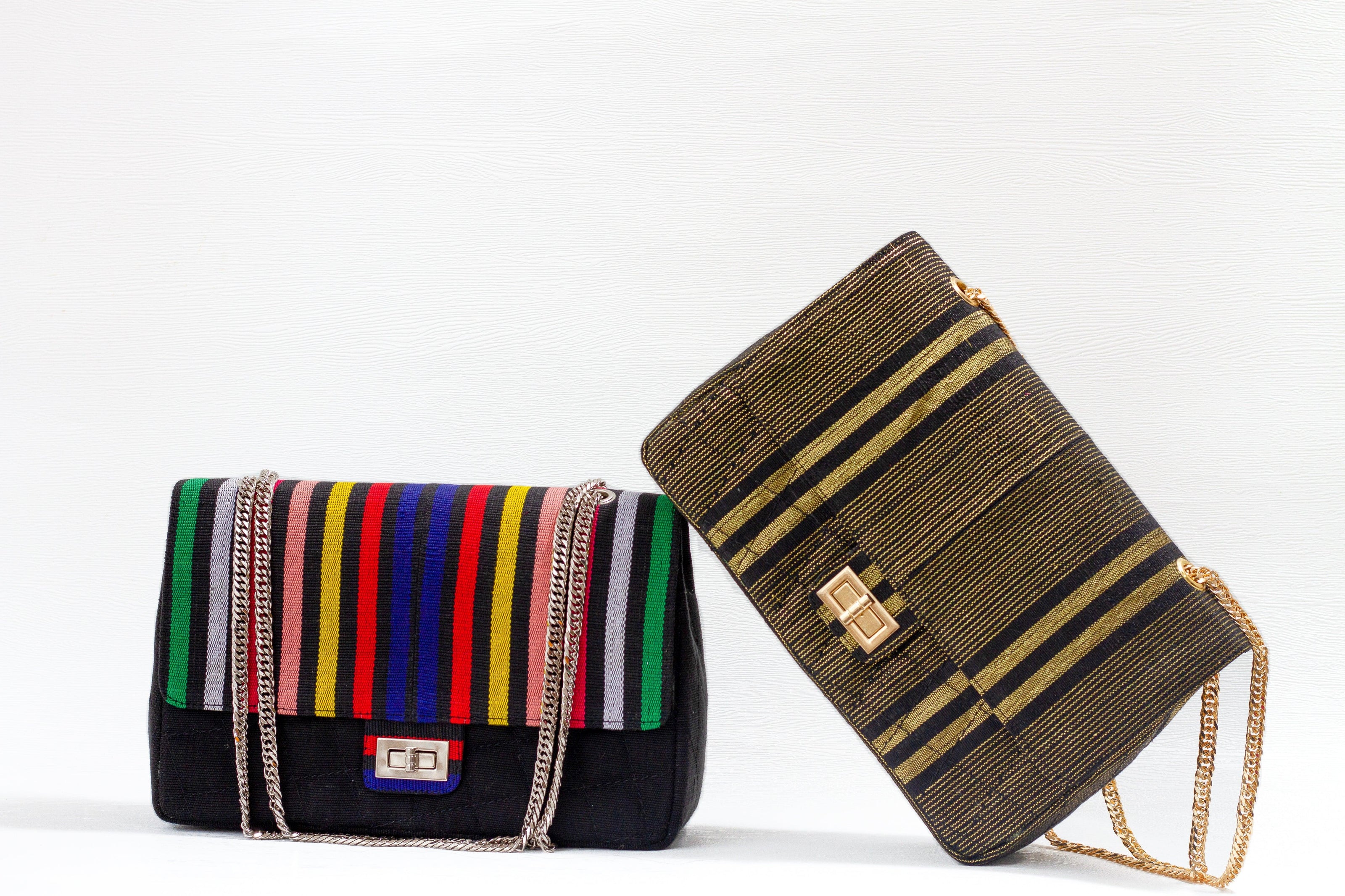 Midi Jadesola Aso Oke Bag - AmazinApparels