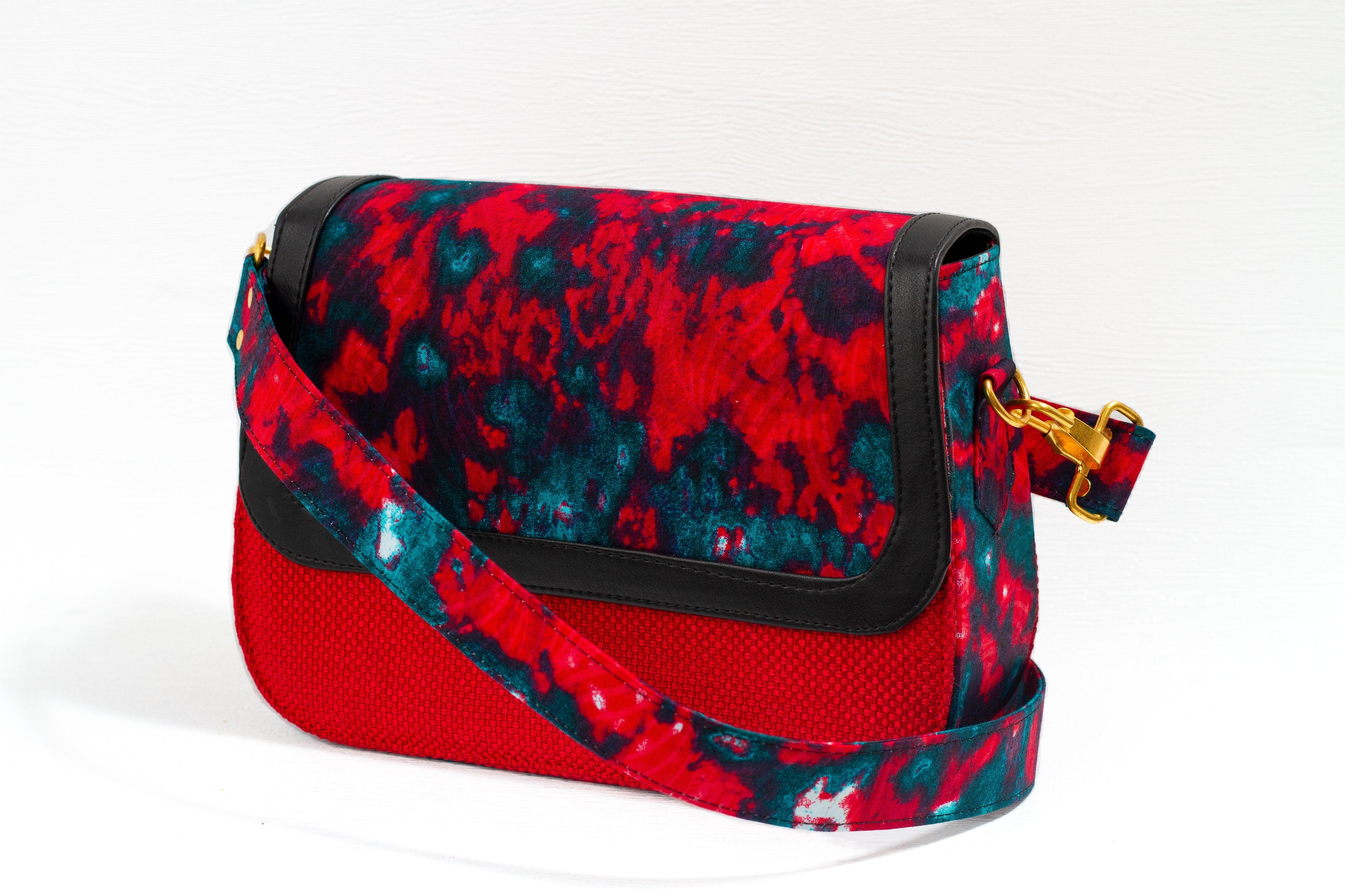 Tise African Print Mini Cross Body - AmazinApparels